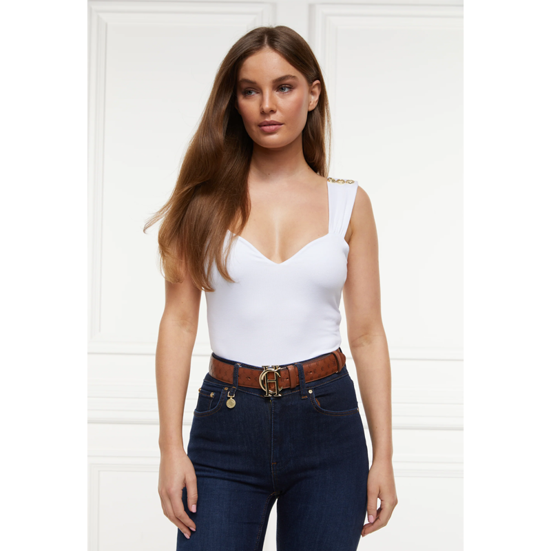 Holland Cooper HC Classic Belt - Tan Monogram-2